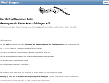Tablet Screenshot of lk-fridingen.de